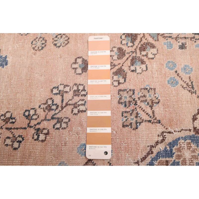 ECARPETGALLERY Hand-knotted Antalya Vintage Blush Wool Rug - 6'7 x 9'3