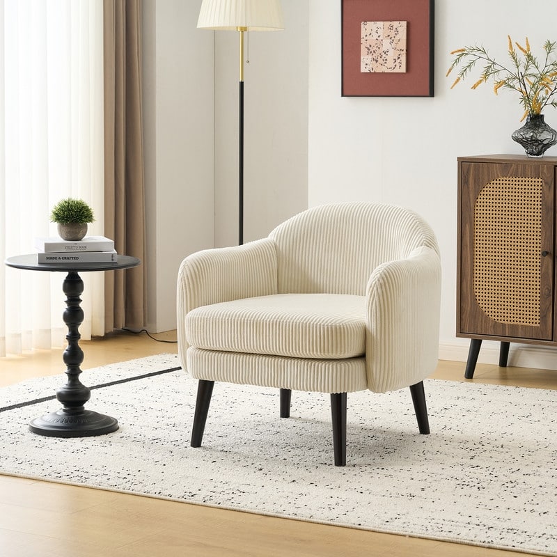 Living Room Corduroy Armchair
