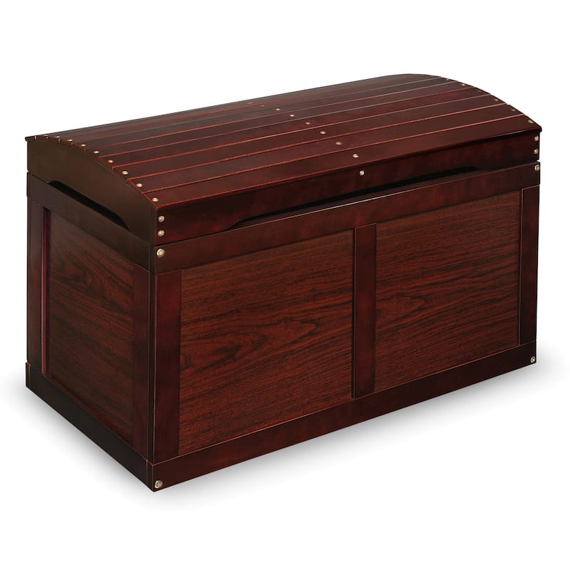 Hardwood Barrel Top Toy Chest
