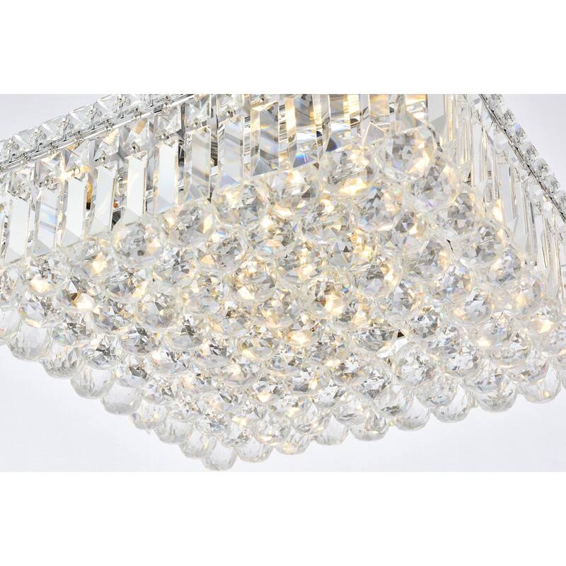 Somette Lausanne 6-light 16-inch Flush-Mount Chandelier - 16 Inch