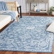 preview thumbnail 2 of 12, SAFAVIEH Handmade Micro-Loop Milada Wool Rug 3' x 5' - Blue/Ivory - Rectangle