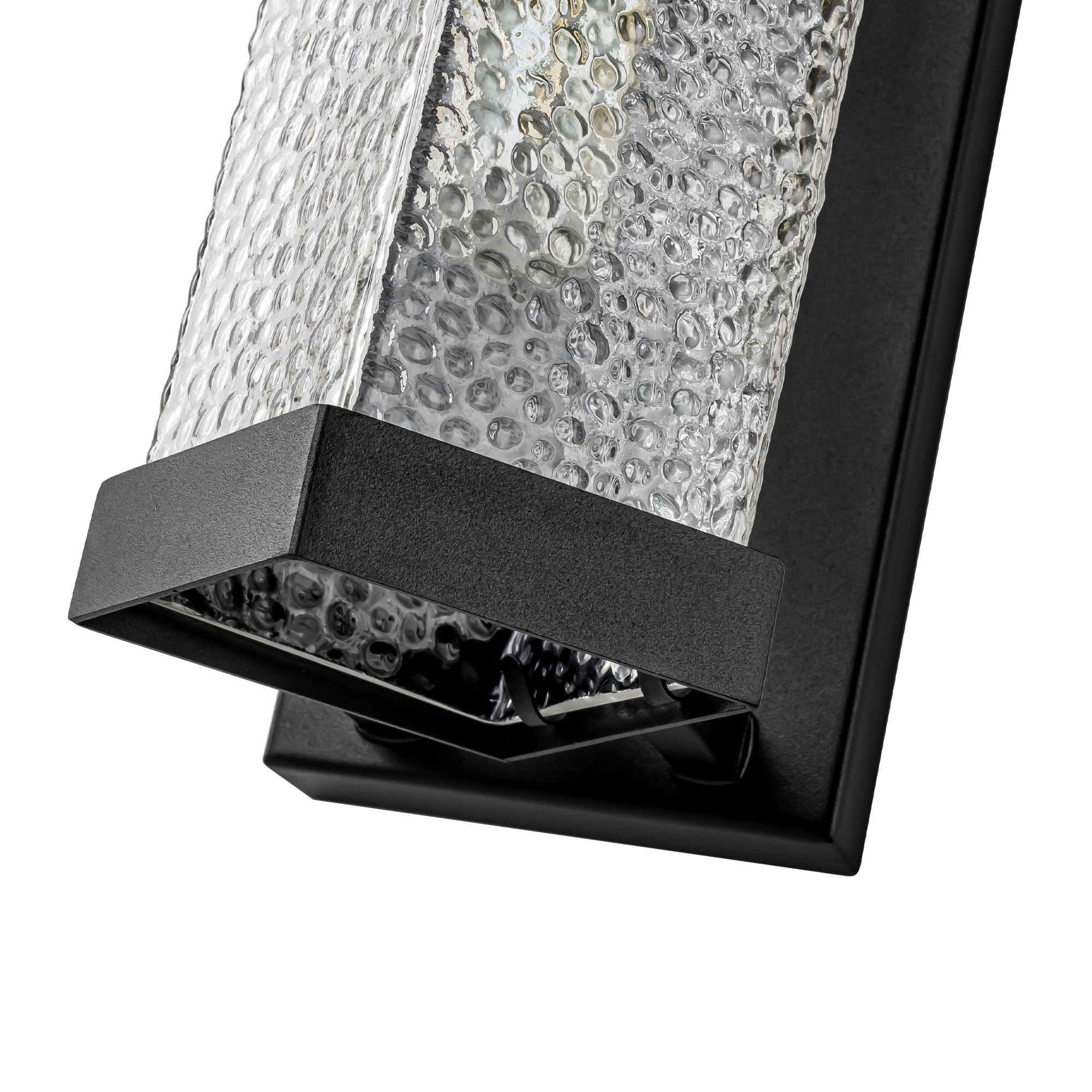 Rennnsan 14 in. 1-Light Industrial Black Linear Cylinder Porch