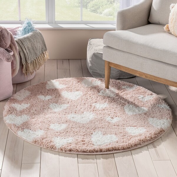 [宅送] Heart Kids Hearts Haven Woven Well Shag Sale On - Rug Area その他