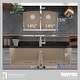 preview thumbnail 50 of 58, Karran Undermount Quartz 32 in. 50/50 Double Bowl Kitchen Sink Kit