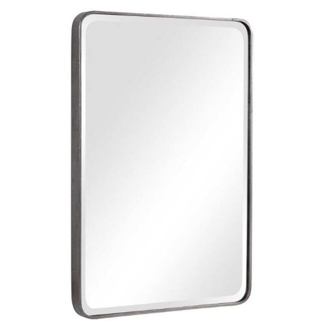Uttermost Aramis 36" x 24" Contemporary Thin Framed Wall Mirror