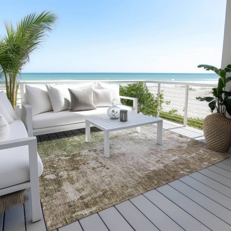 Machine Washable Indoor/ Outdoor Chantille Rug