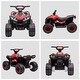 preview thumbnail 5 of 13, 12V Electric ATV for Kids, 4-Wheeler Ride-On with Wear-Resistant Wheels, Music, and Lights, Red