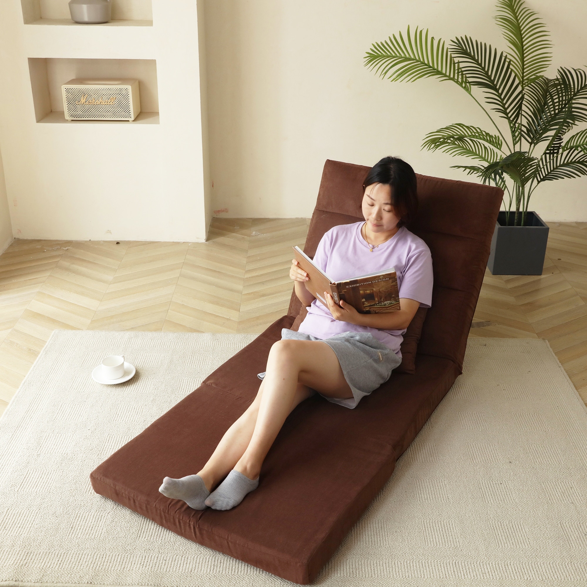 Fold down store sofa