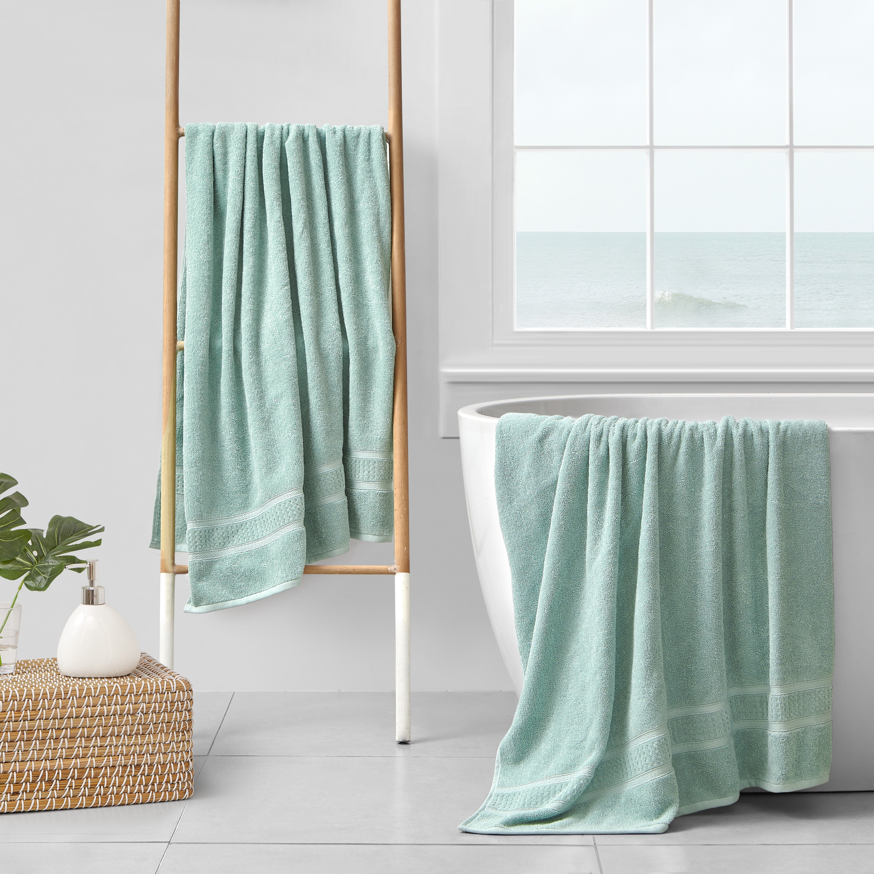 Nautica Oceane Towel Set 6 Piece - Turquoise