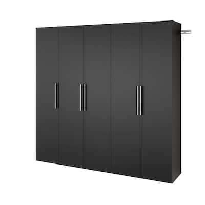 Prepac HangUps Work Storage Cabinet Set R - 3pc - 75" W x 72" H x 16" D