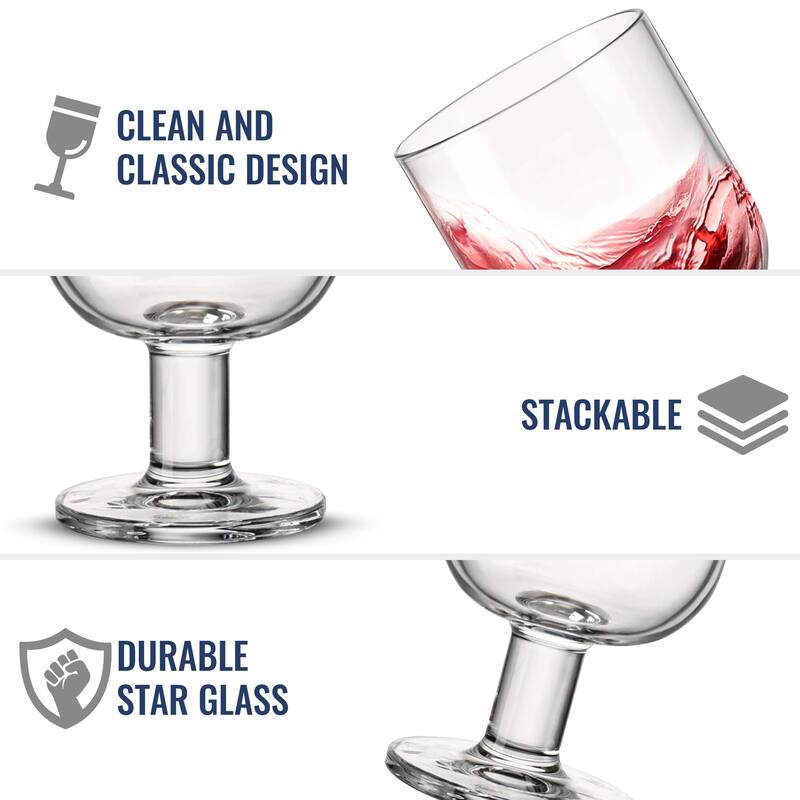 Bormioli Rocco Hosteria 5.5 oz. Tumber Glasses, Set of 6