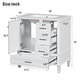 preview thumbnail 8 of 47, 30" Bathroom Vanity, Bathroom Cabinet with Sink Combo Set, Bathroom Storage Cabinet with a Soft Closing Door and 3 Drawers