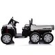 preview thumbnail 27 of 38, 24V 2-Seater UTV-XXL Ride On Truck with Dump Bed for kid,Ride On 4WD UTV with 6 Wheels,Tipping and Openable Rear Cargo Bed Black