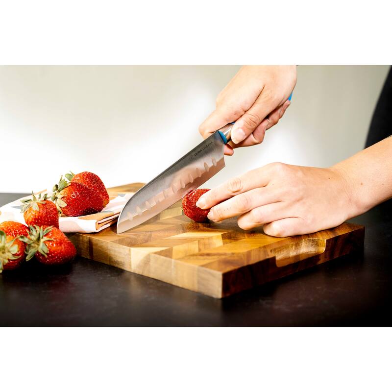 Dura Living EcoCut 10-Piece Kitchen Knife Set - High Carbon Stainless Steel Blades, Eco-Friendly Sustainable Handles