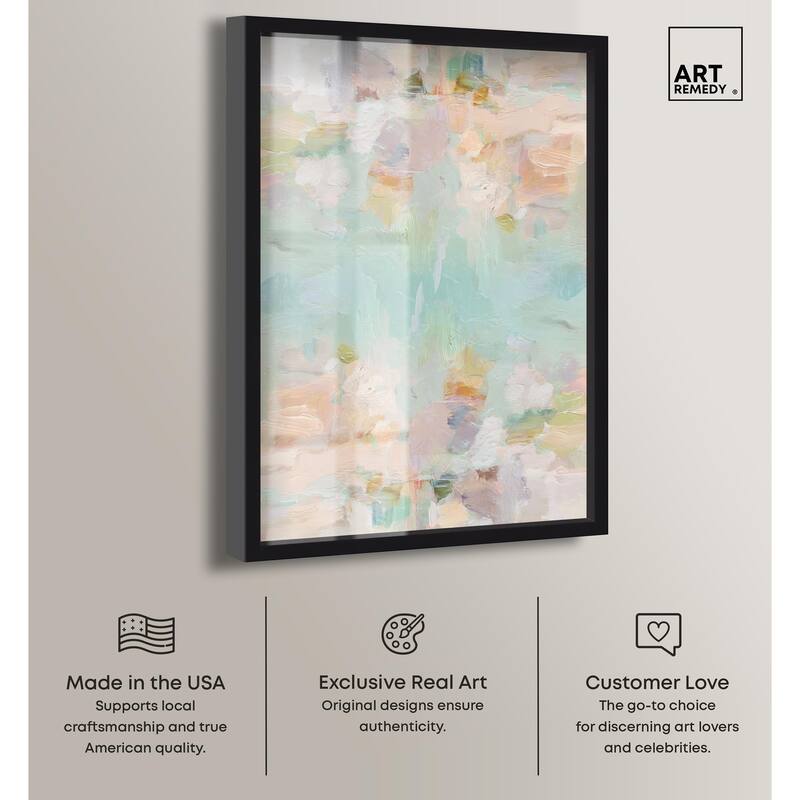 Expressive Swirls Shadowbox by Art Remedy