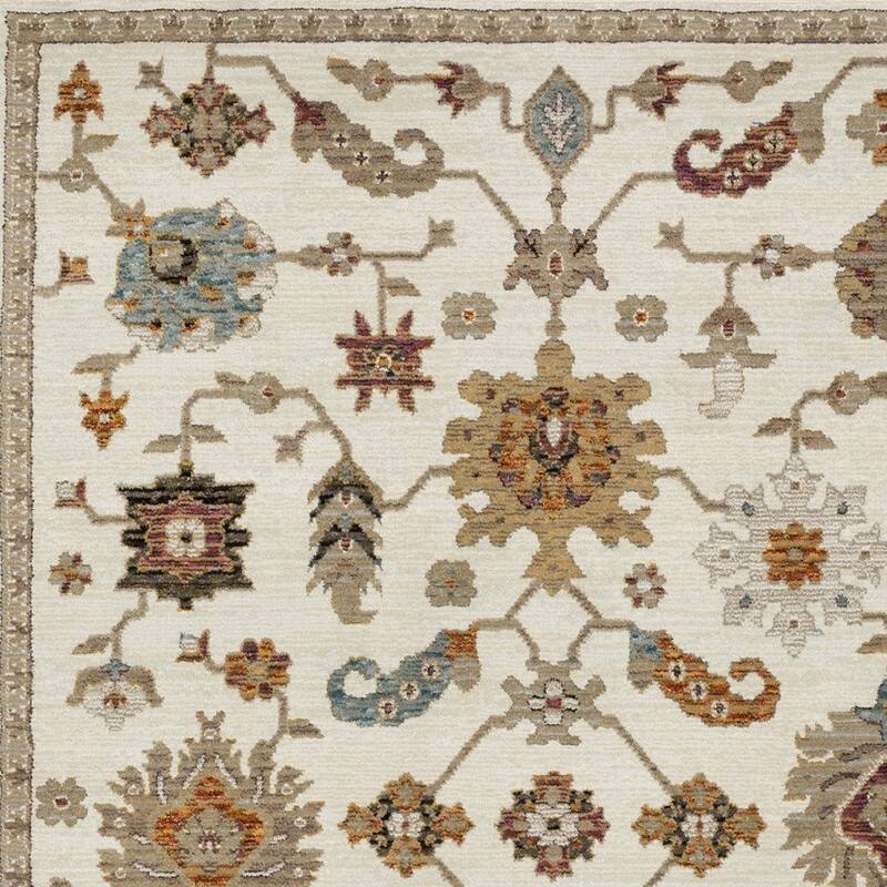 HomeRoots Oriental Traditional Rectangle Area Rug