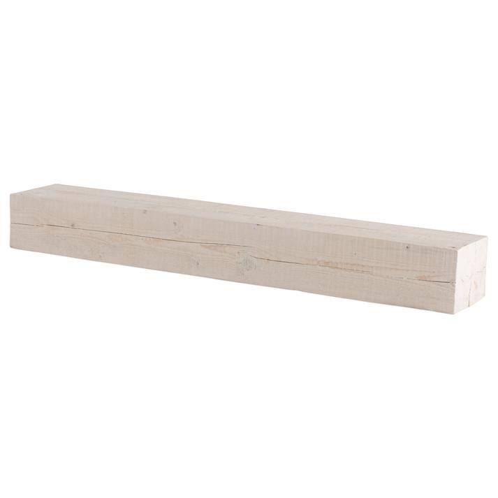 Solid Beam Wood Mantel Shelf