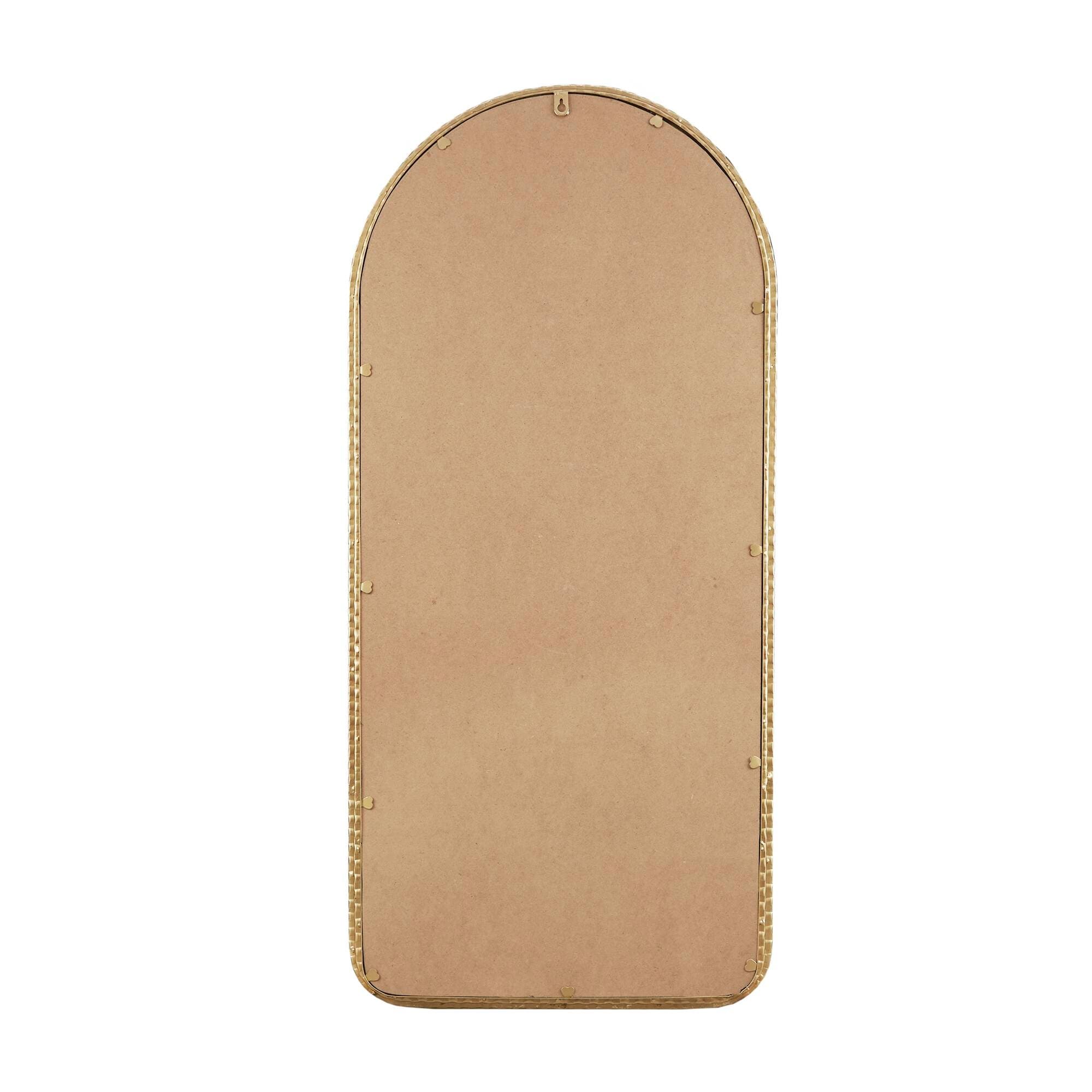 Madison Park Mia Gold Metal Arch Wall Mirror - Overstock - 40459346