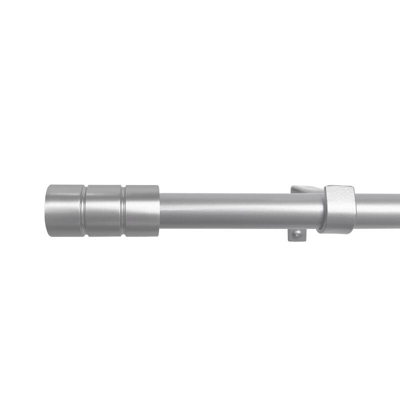 Buono II Cole Silver Decorative Rod & Finial 28-120 Inch - 28-48 Inches
