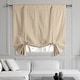 preview thumbnail 4 of 91, Exclusive Fabrics Solid Cotton Tie-Up Window Shade (1 Panel) 46 X 63 - English Cream