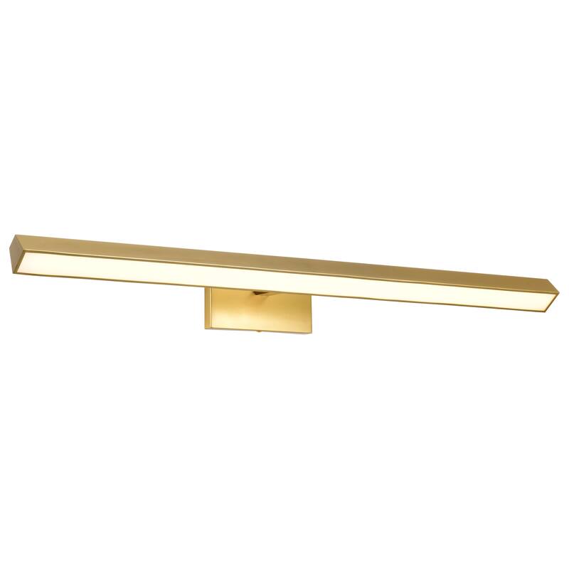 Mila 3 Foot LED Picture Light 3 CCT Selectable Vintage Brass Finish Acrylic Lens - Vintage Brass