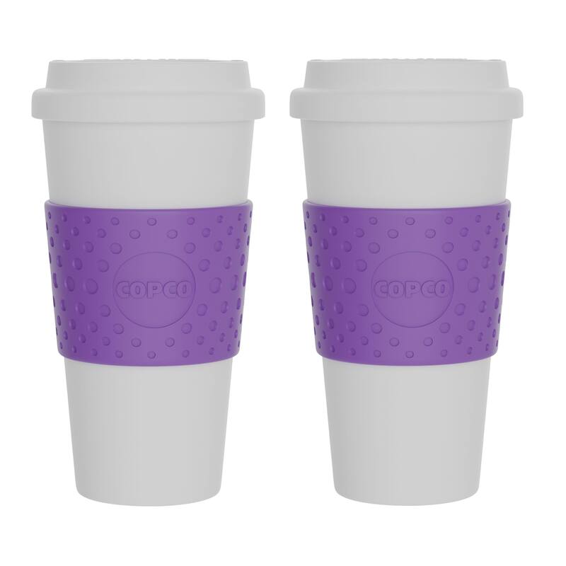 Copco Set of 2 Acadia Travel Mugs - Lilac