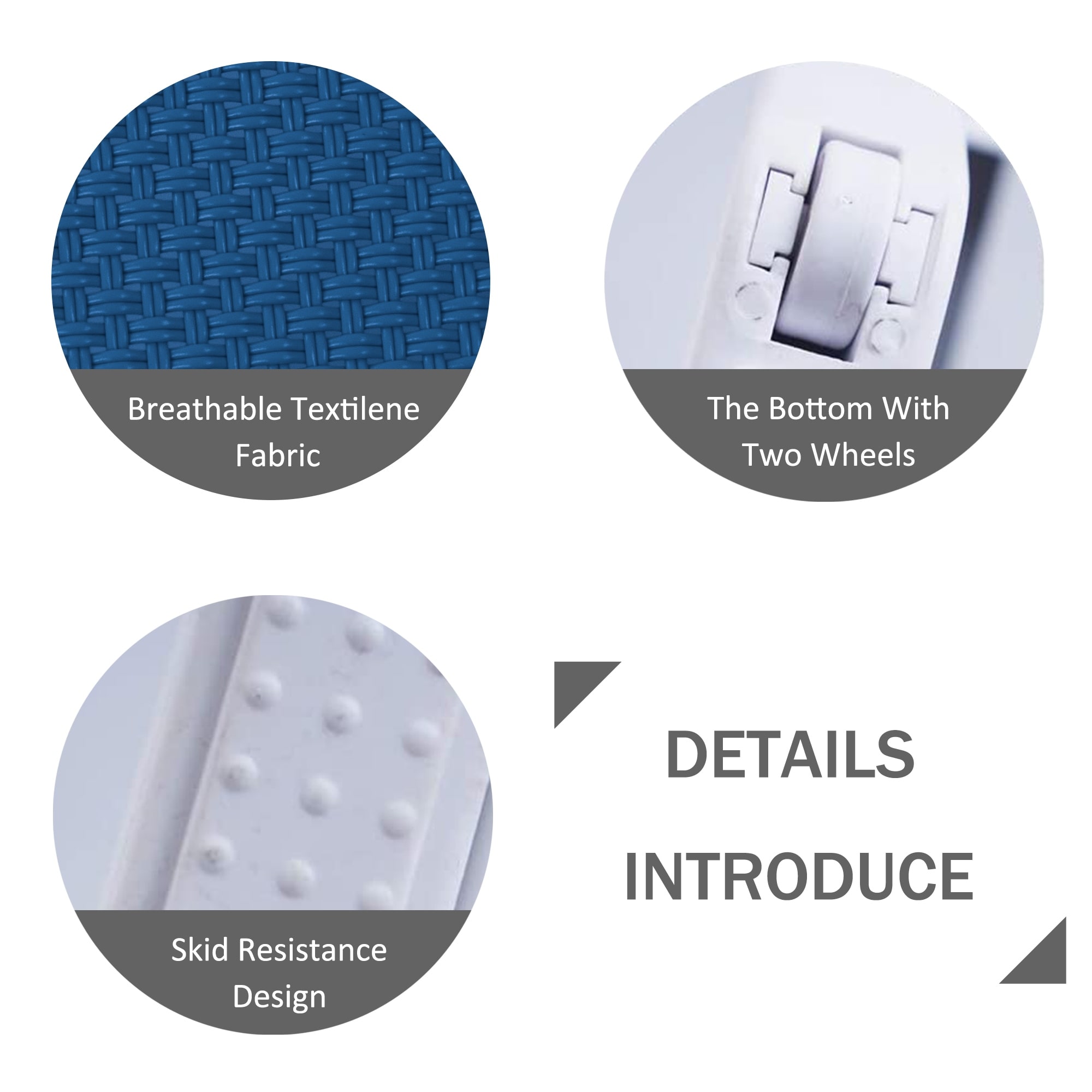 Kozyard Alan Full Flat Aluminum Table with Polypropylene Resin Legs-image