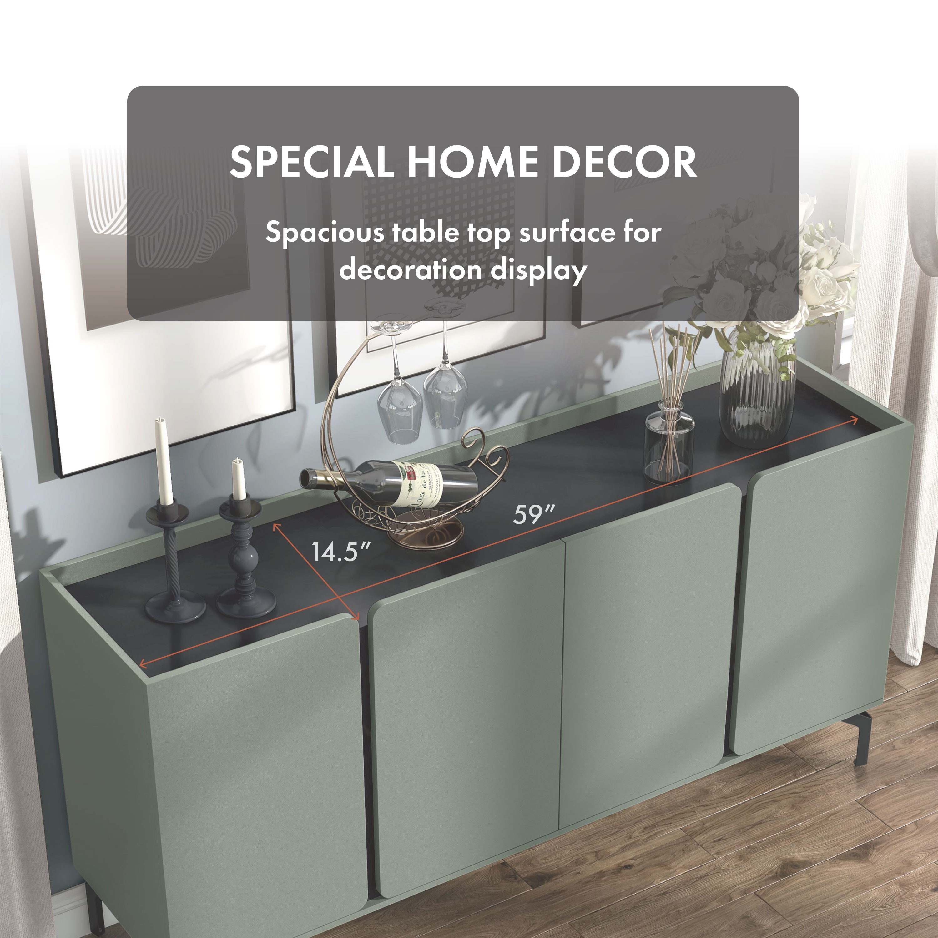 60 inch buffet table discount