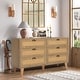 preview thumbnail 18 of 36, Rattan Drawer Accent Storage Cabinet for Living Room