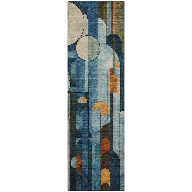 Premium Washable Super Soft Contemporary Deco Mayfield Rug