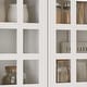 preview thumbnail 11 of 13, Multi-Functional White Kitchen Storage Cabinet with Drawers and Glass Doors, MDF & Metal Hardware