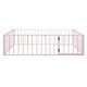 preview thumbnail 57 of 85, Metal Floor Bed Frame with Fence and Door for Kids' Bedroom