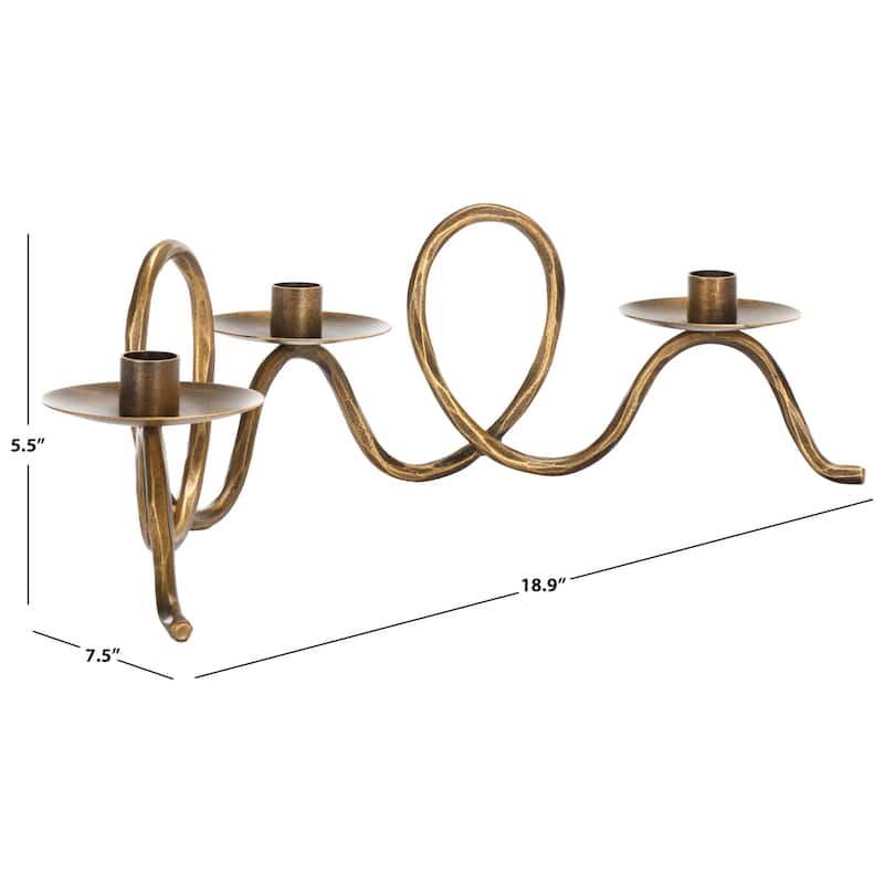 SAFAVIEH Home Cian Candle Centerpiece - 19"W x 8"D x 6"H