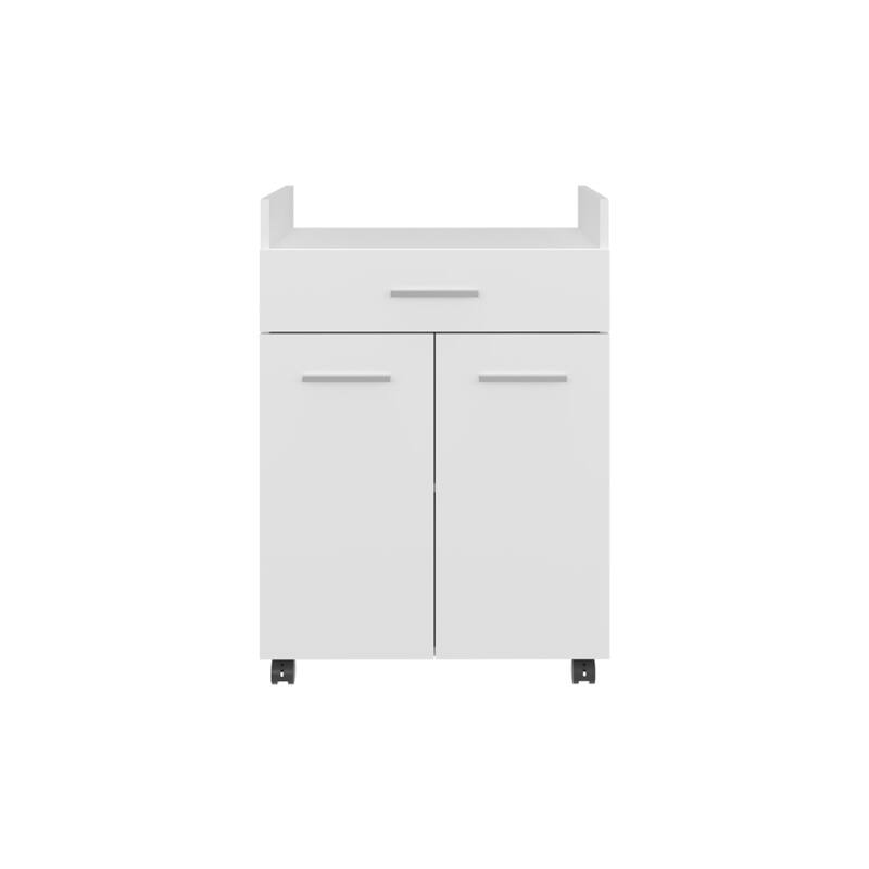 Derry Coffee Cart, Living Room, White
