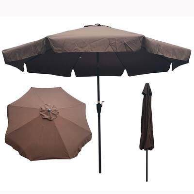 10ft Patio Umbrella Market Table Round Umbrella Garden Umbrella