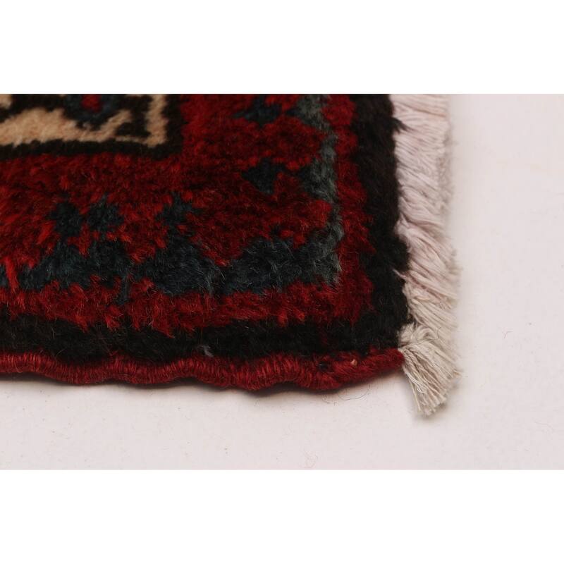 ECARPETGALLERY Hand-knotted Konya Anatolian Beige, Red Wool Rug - 3'9 x 11'2