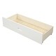 preview thumbnail 14 of 15, Twin Wood Platform Kids Bed with 2-Drawers, Durable White Finish, Solid Wood Frame, Headboard & Footboard, Easy Assembly, Grey