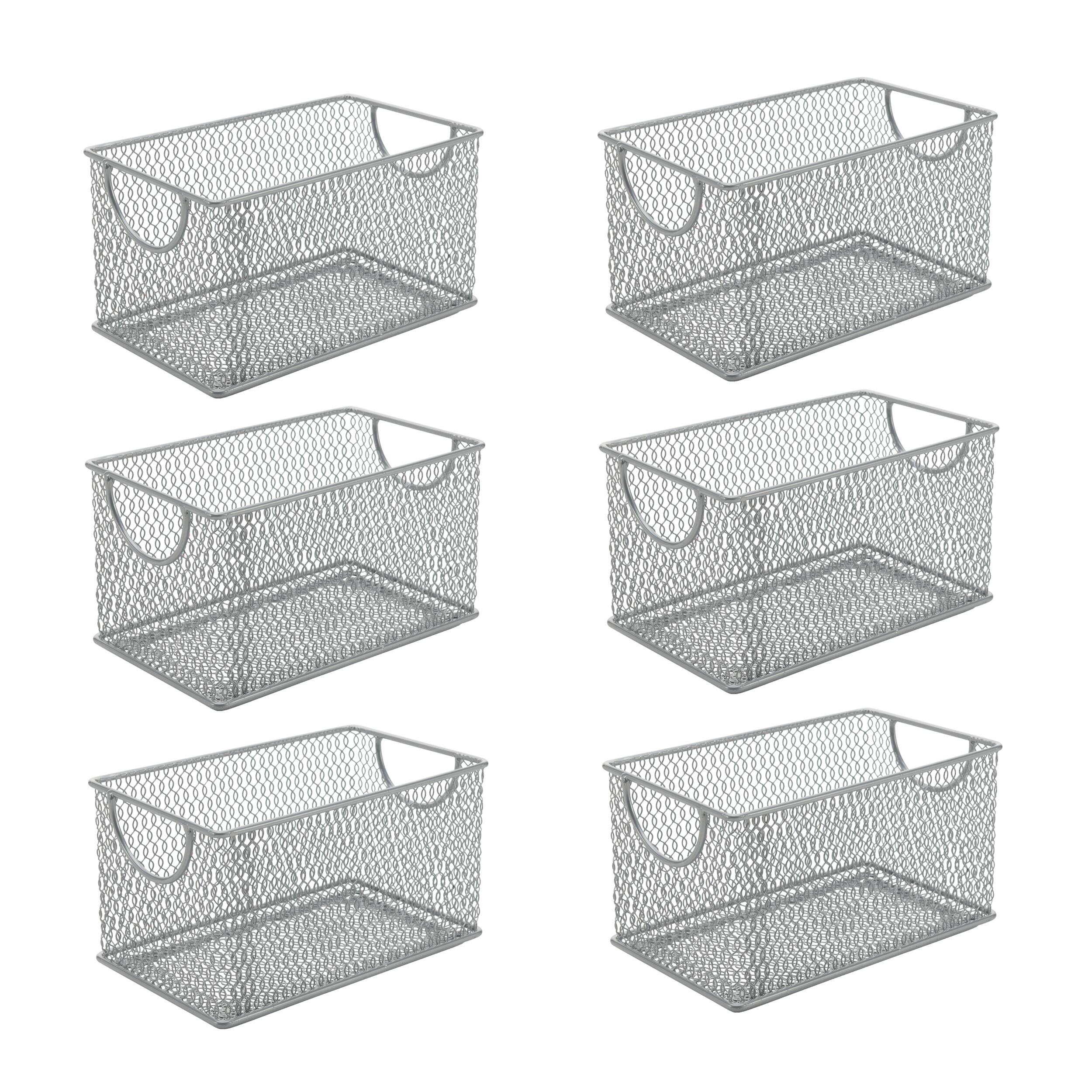 AllPurpose Wire Mesh Storage Baskets, Organize Your Home with Open Bin