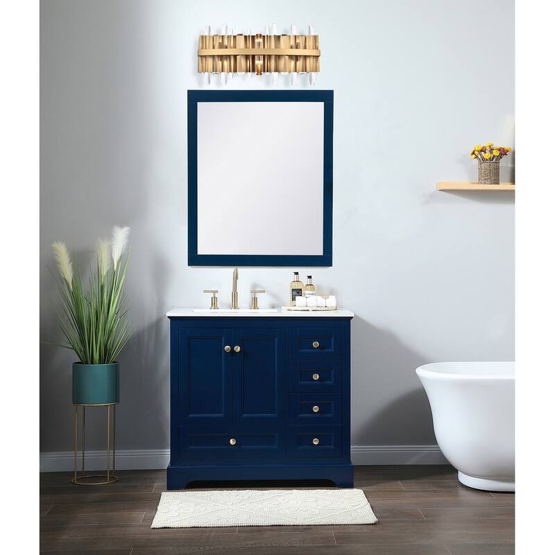 Indigo Home 24 inch crystal bath sconce