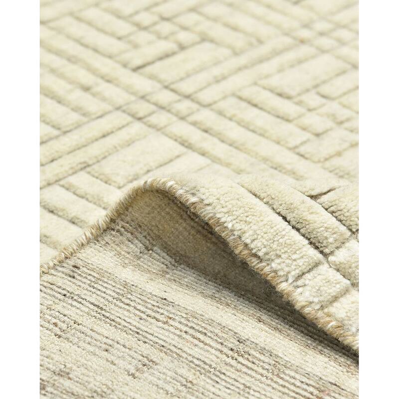 Overton Handmade Modern Contemporary Geometric Area Rug - 8' x 10'