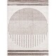 preview thumbnail 2 of 34, Livabliss Scandinavian Fossay Shag Stripe Washable Area Rug