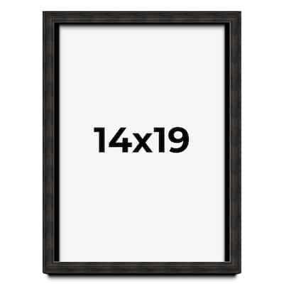 14x19 Shadow Box Black Rustic Barnwood Display Frame | 1.125 Inch