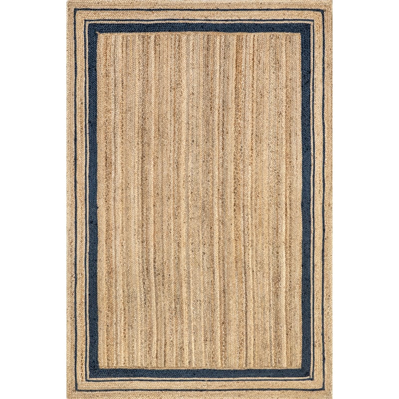 Nuloom Rikki Coastal Braided Jute Area Rug