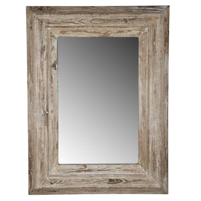 Distressed Colfax Framed Wall Mirror - 39.5"