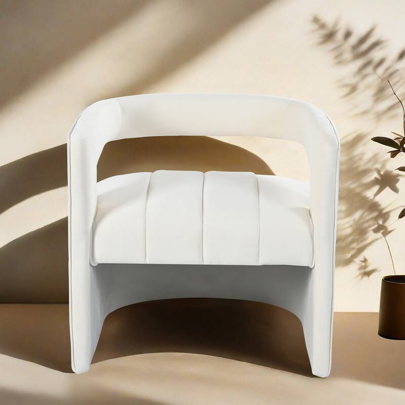 Celi Modern Velvet Accent Chair by Christopher Knight Home