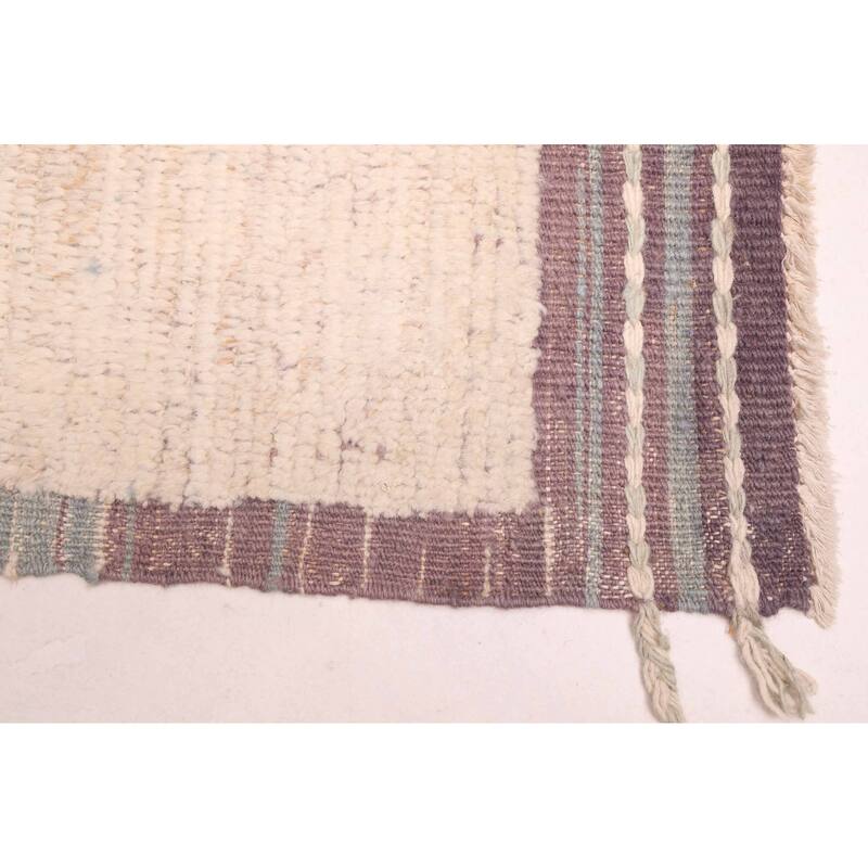 ECARPETGALLERY Hand-knotted Pak Finest Marrakesh Ivory Wool Rug - 9'5 x 11'8