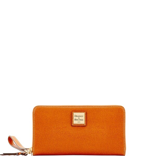 Dooney & Bourke Saffiano Large Zip Around Wristlet (Introduced by Dooney & Bourke at $138 in May 2017)