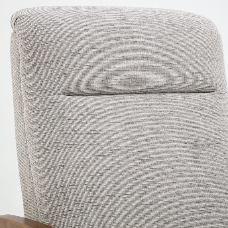 Taylor Wood Arm Push Back Recliner in Performance Fabric by Greyson Living