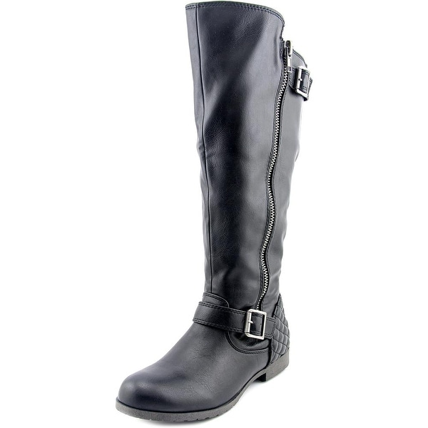 Material Girl Larisa Wide Calf Women Round Toe Synthetic Knee High Boot