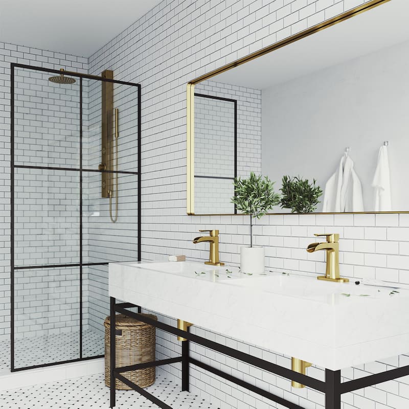 VIGO Paloma 7" H Single Handle Single Hole Bathroom Faucet Set